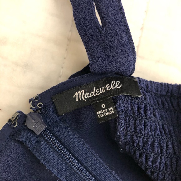 MADEWELL Button Front Wide Leg Jumpsuit - Picture 7 of 7